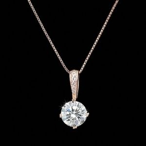Brand new. Diamond Accent Crystal Necklace